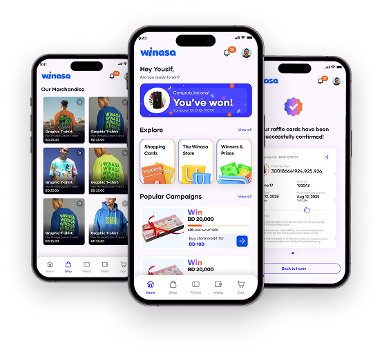 Winasa App Screenshots